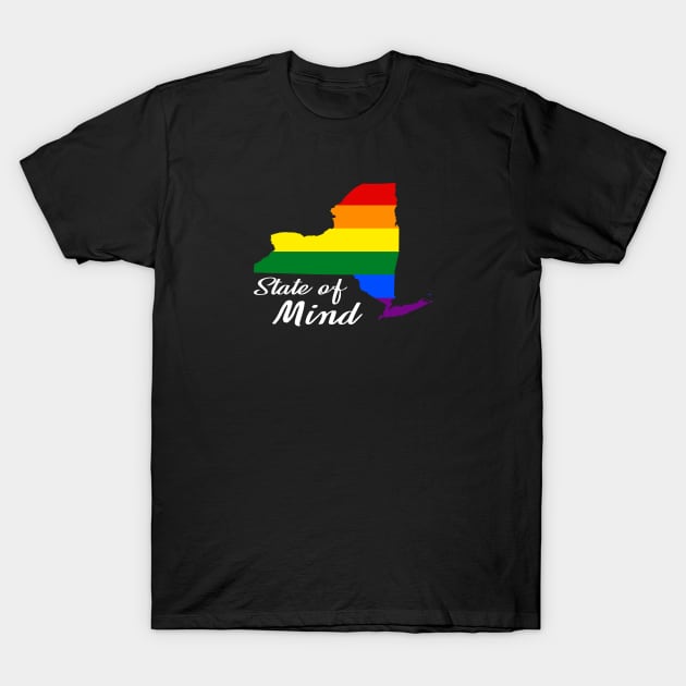 New York State of Mind | LGBTQ Rainbow Pride T-Shirt by jpmariano